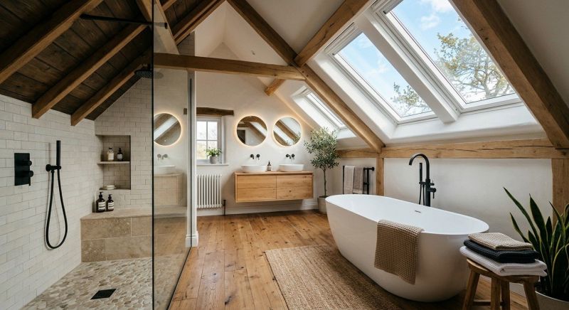 Attic Bathroom Remodeling in Brunswick, GA